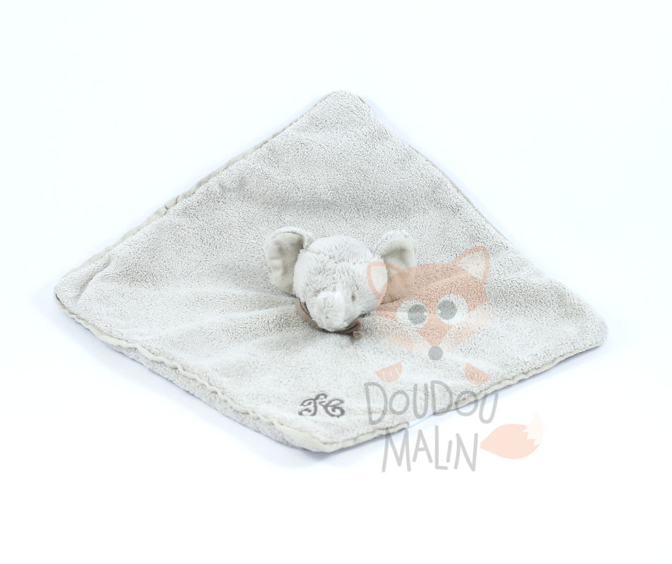  ferdinand the elephant baby comforter grey beige 